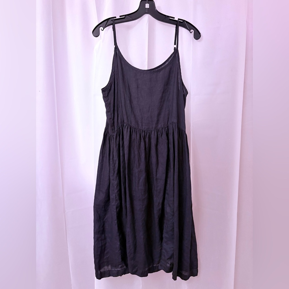 CP SHADES LINEN DOT DRESS